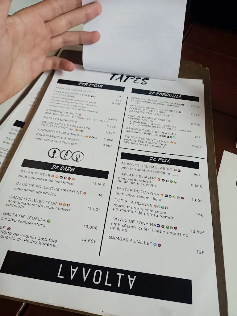 Menu_Restaurant LaVolta_Molins de Rei_image_2