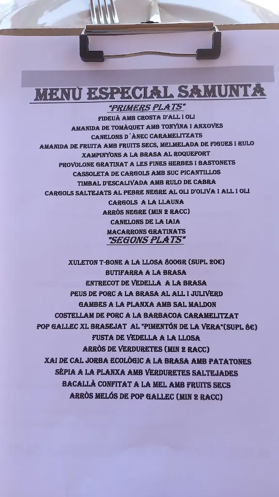 Menu_Restaurant Masia Samuntà_Òdena_immagine_1