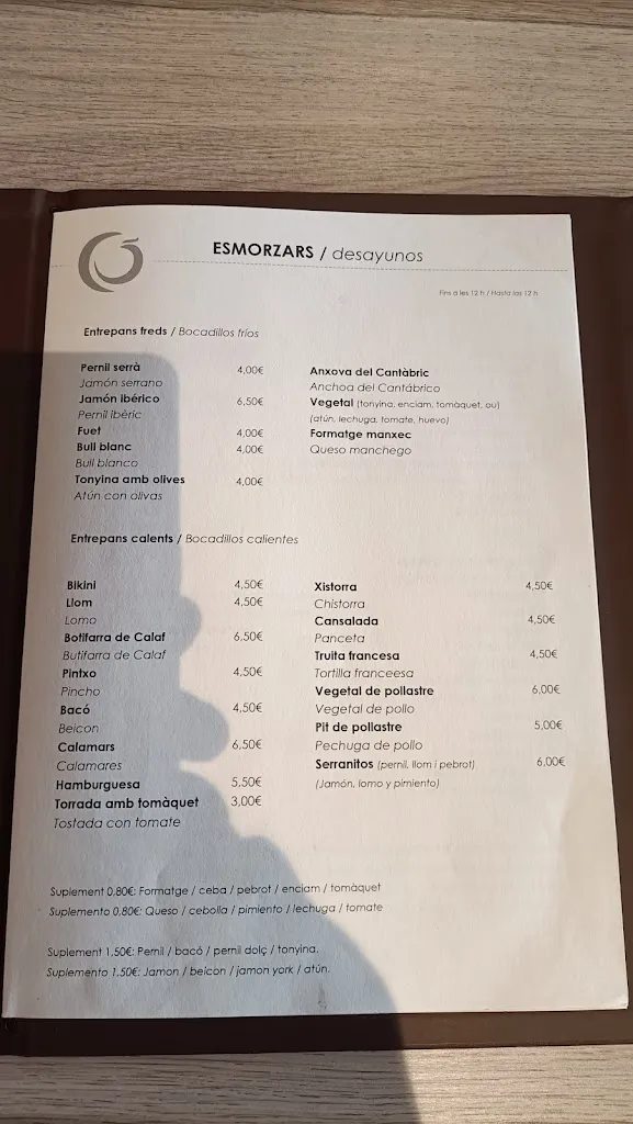 Menu_Restaurant Fenix_Òdena_immagine_1