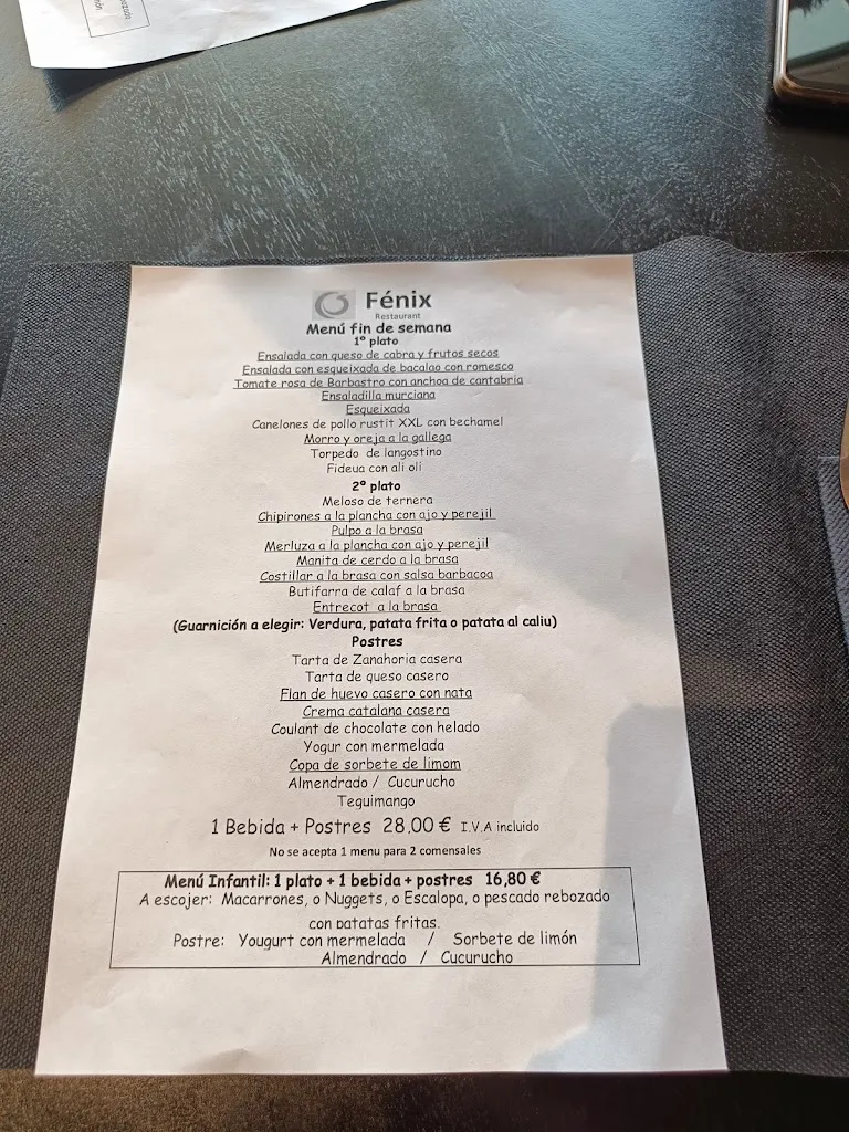 Menu_Restaurant Fenix_Òdena_immagine_4