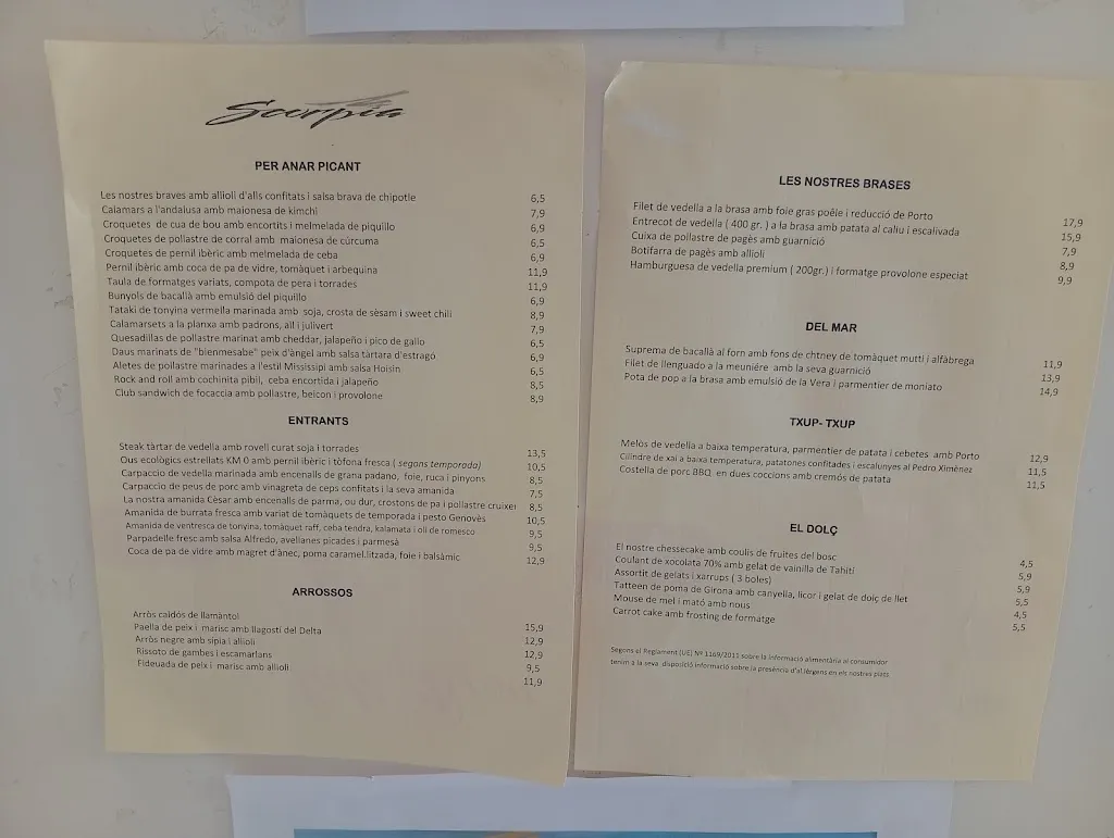Menu_Restaurant Scorpia_Òdena_image_2
