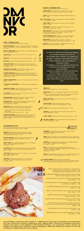 Menu_Omnívor - Vermouth / Restaurant / Cocktails_Olesa de Montserrat_image_4