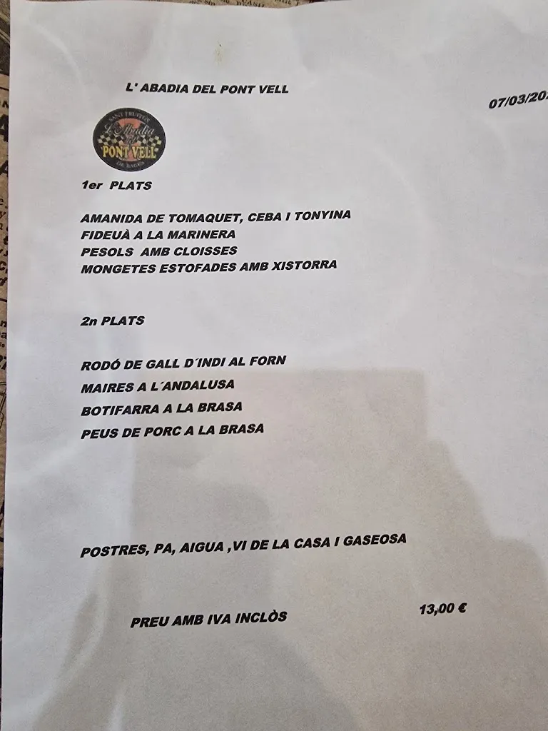 Menu_L'Abadia del Pont Vell_Navarcles_image_4