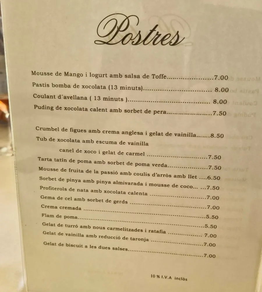 Menu_Restaurant L'Auró_Orís_image_2
