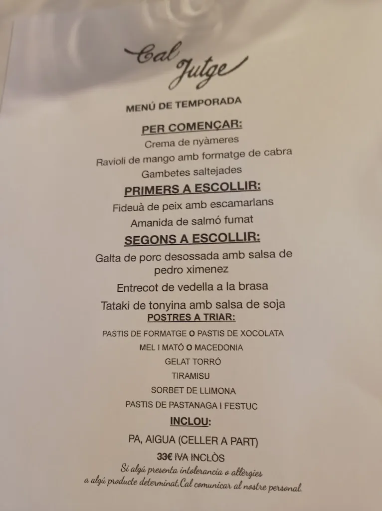 Menu_Restaurant Cal Jutge_Orís_image_1