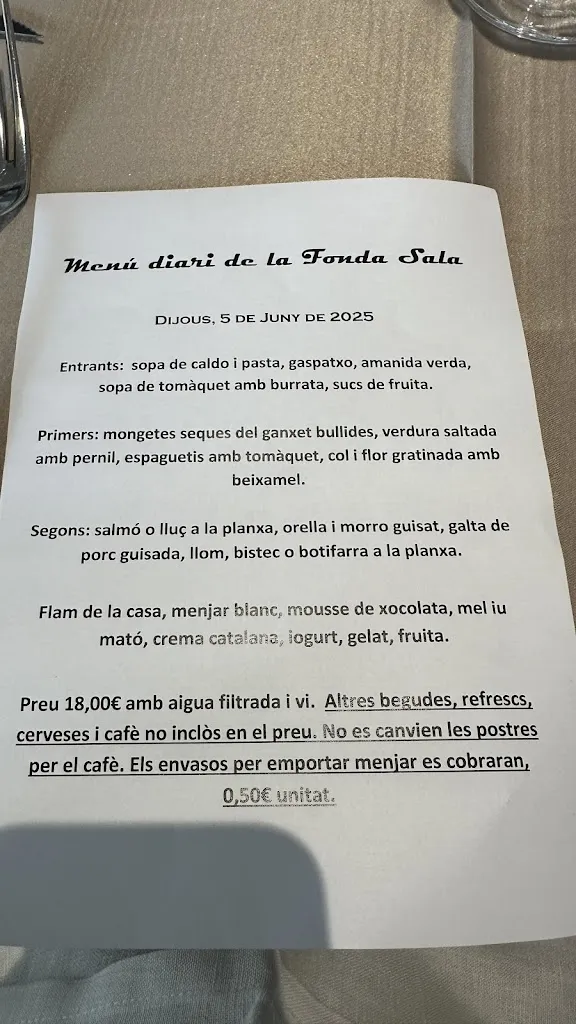 Menu_Restaurant Fonda Sala_Olost_image_1