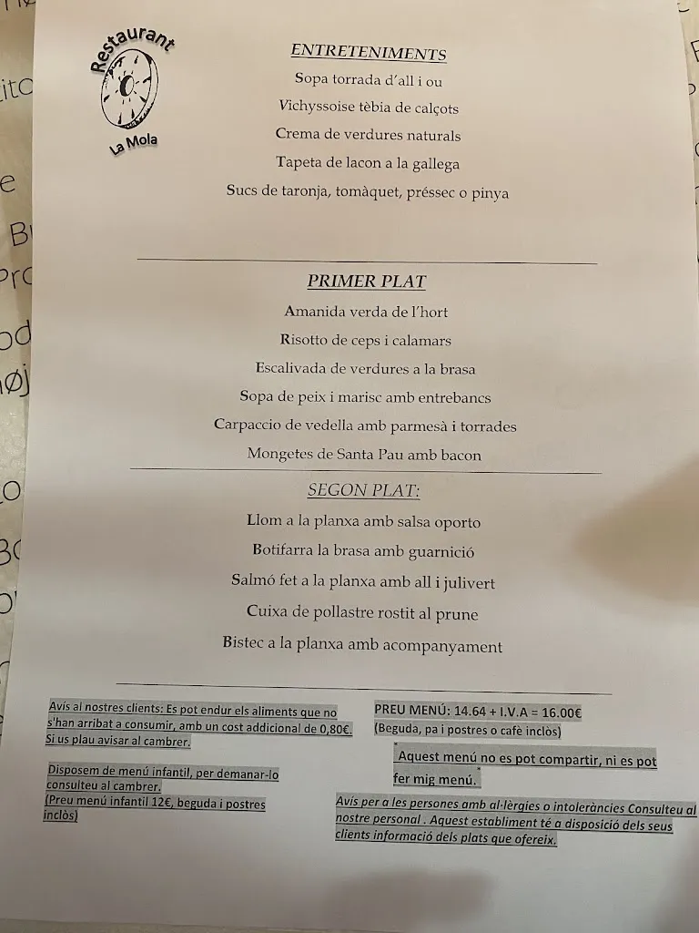 Menu_Restaurant La Mola_Olost_image_3