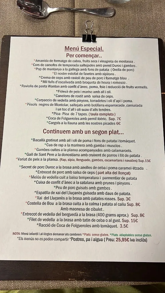 Menü_Restaurant Cal Quico_Olost_Bild_3