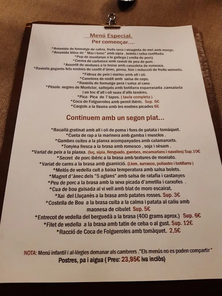 Laia_Restaurant Cal Quico_Olost_Bewertung