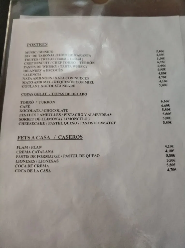 Menu_Restaurant Cal Tatano_Òrrius_image_4