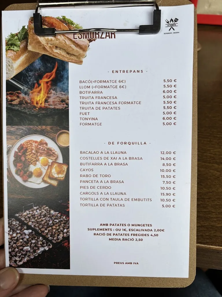 Menu_La Serreta restaurant_Olèrdola_immagine_3