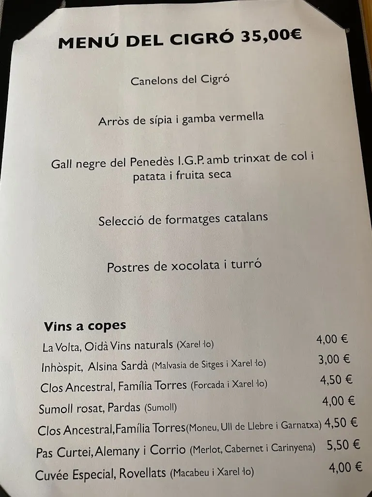 Menu_El Cigró d'Or_Olèrdola_image_2