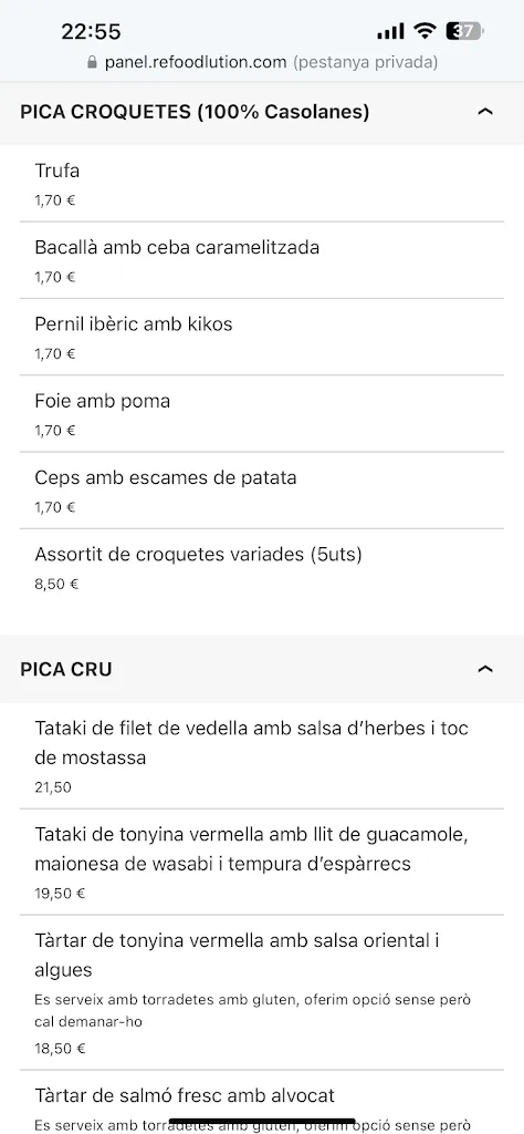 Menu_Cèntric Gastro-Bar_Olèrdola_image_2