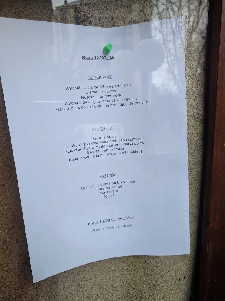 Menu_Restaurant Can Bellés_Olèrdola_image_4