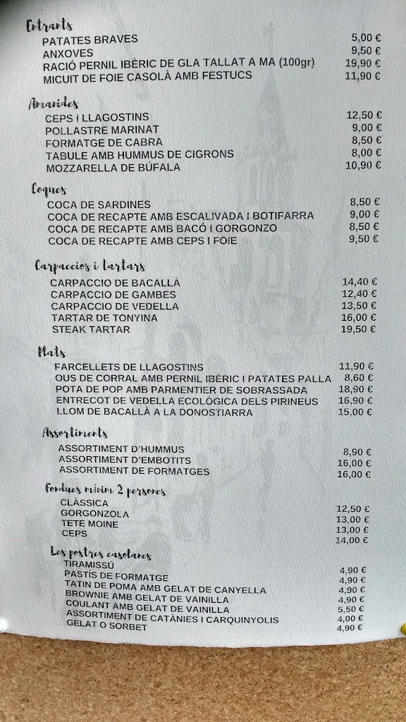 Menu_El Convent_Olèrdola_image_4