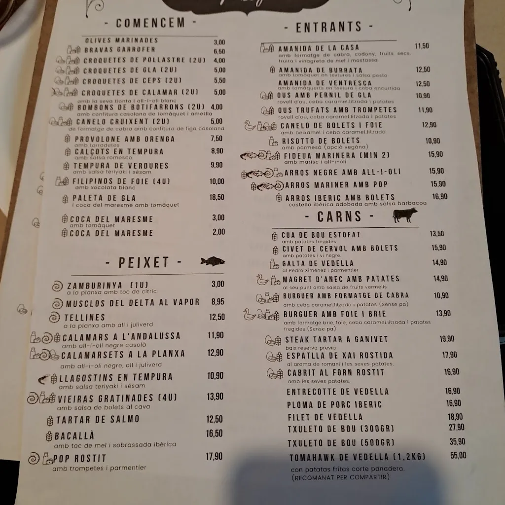 Menu_El Garrofer_Pallejà_image_2