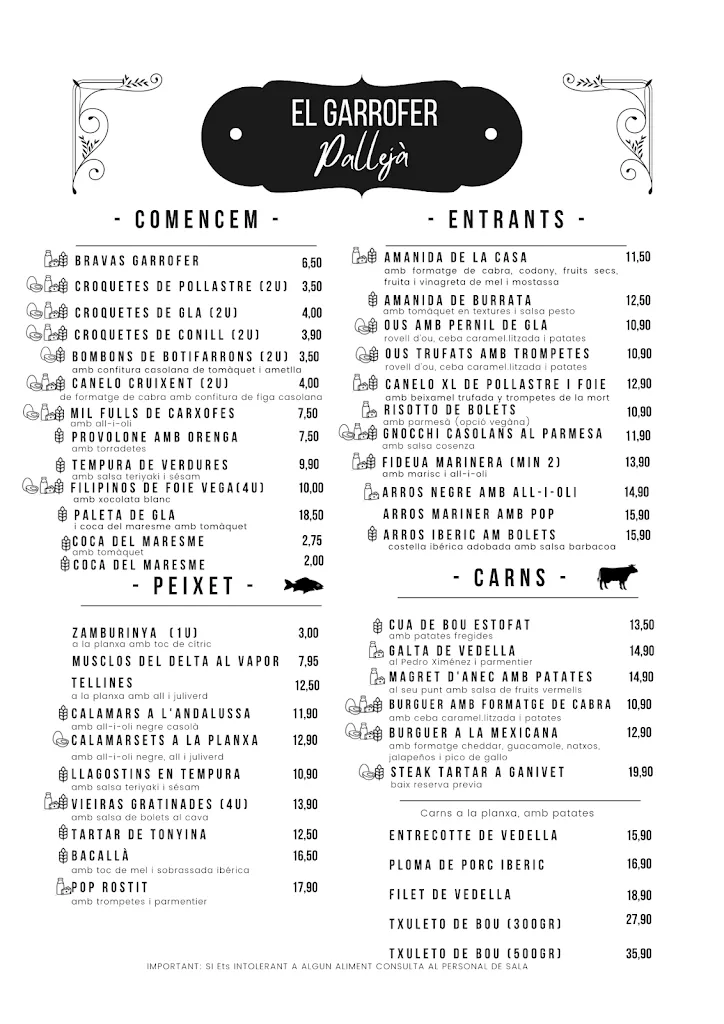 Menu_El Garrofer_Pallejà_image_4