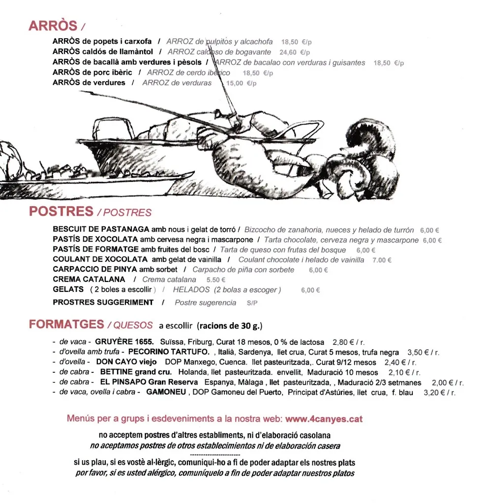 Menu_4 CANYES restaurant_Papiol El_image_4