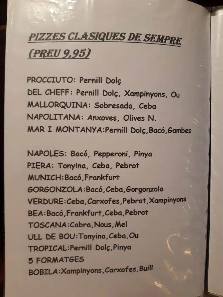 Menu_pizzeria la Bòbila_Piera_immagine_2