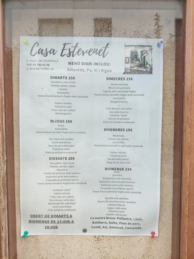 Menu_Casa Estevenet_Palafolls_image_3