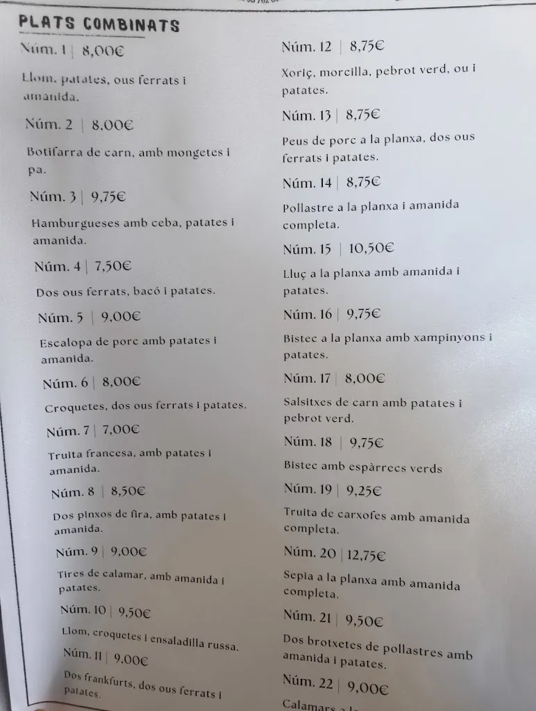 Menu_El Cafè de Palafolls_Palafolls_image_1