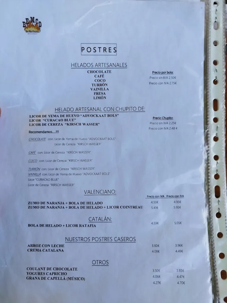 Menu_Restaurant El Corral del Pollo_Palafolls_image_4