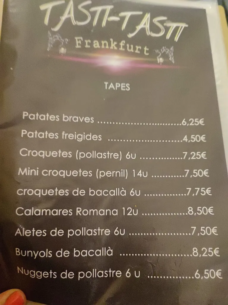 Menu_Tasti - Tasti Frankfurt_Palafolls_immagine_1