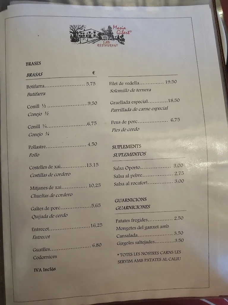 Menu_Masia Gibert_Palafolls_image_1