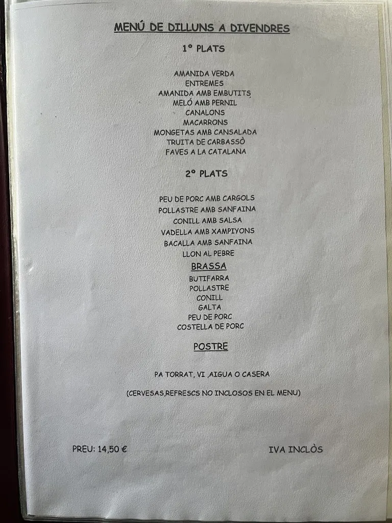 Menu_Masia Gibert_Palafolls_image_3