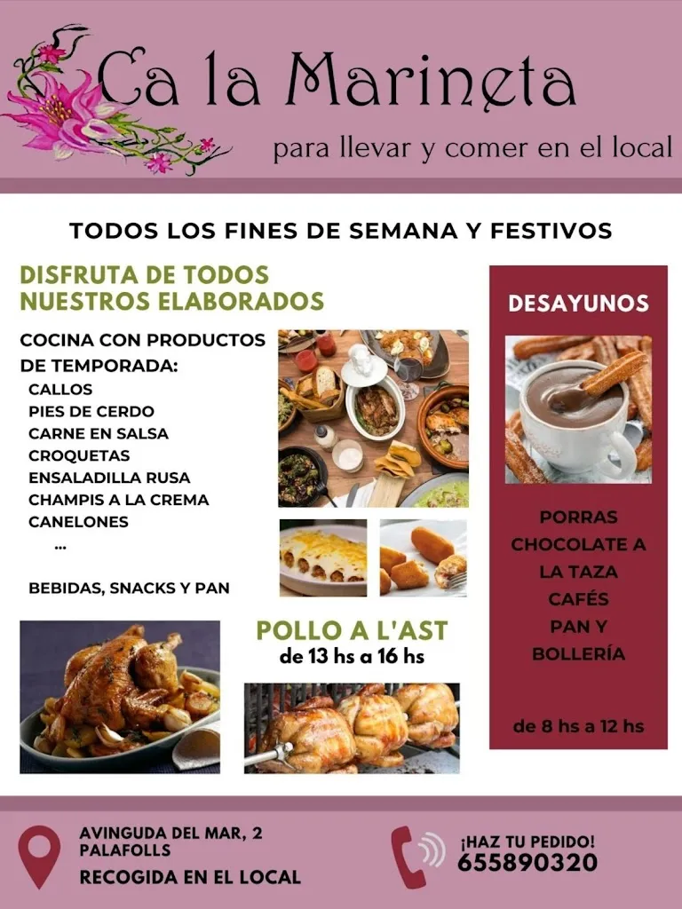 Menu_Ca La Marineta_Palafolls_image_1
