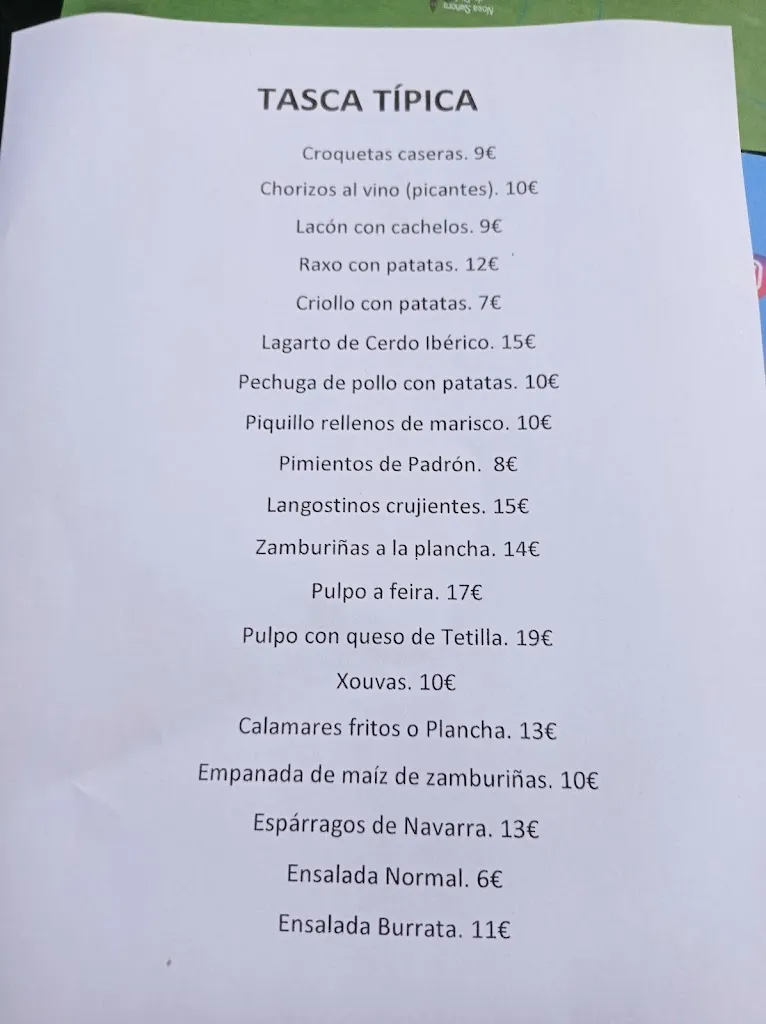 Menu_Tasca Tipica Noia_Noia_image_2