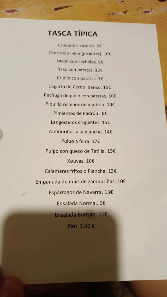 Menu_Tasca Tipica Noia_Noia_image_4