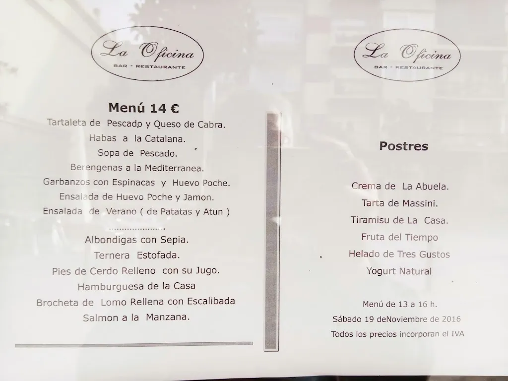 Menu_Restaurant la Oficina_Montcada i Reixac_image_4