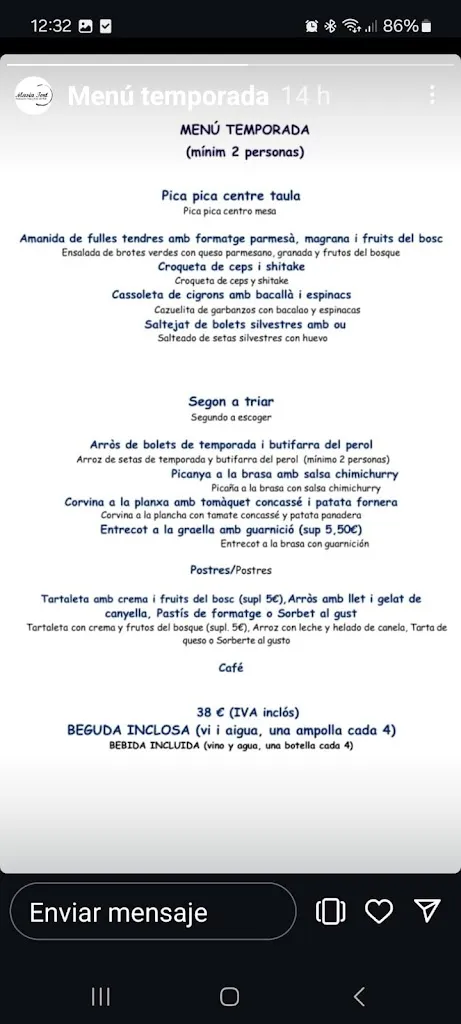 Menu_Masia Font del Tort_Montcada i Reixac_image_2