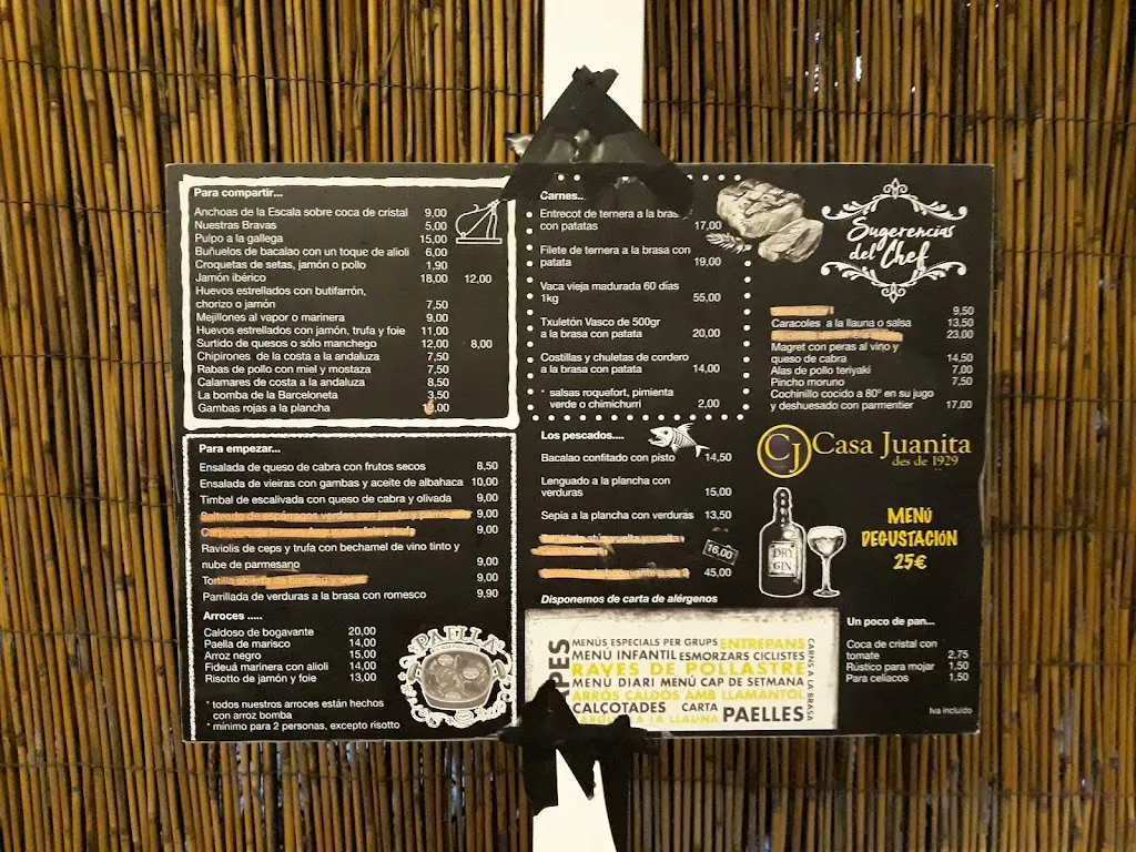 Menu_Restaurant Casa Juanita_Montcada i Reixac_image_2