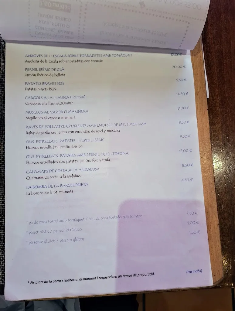 Menu_Restaurant Casa Juanita_Montcada i Reixac_image_3