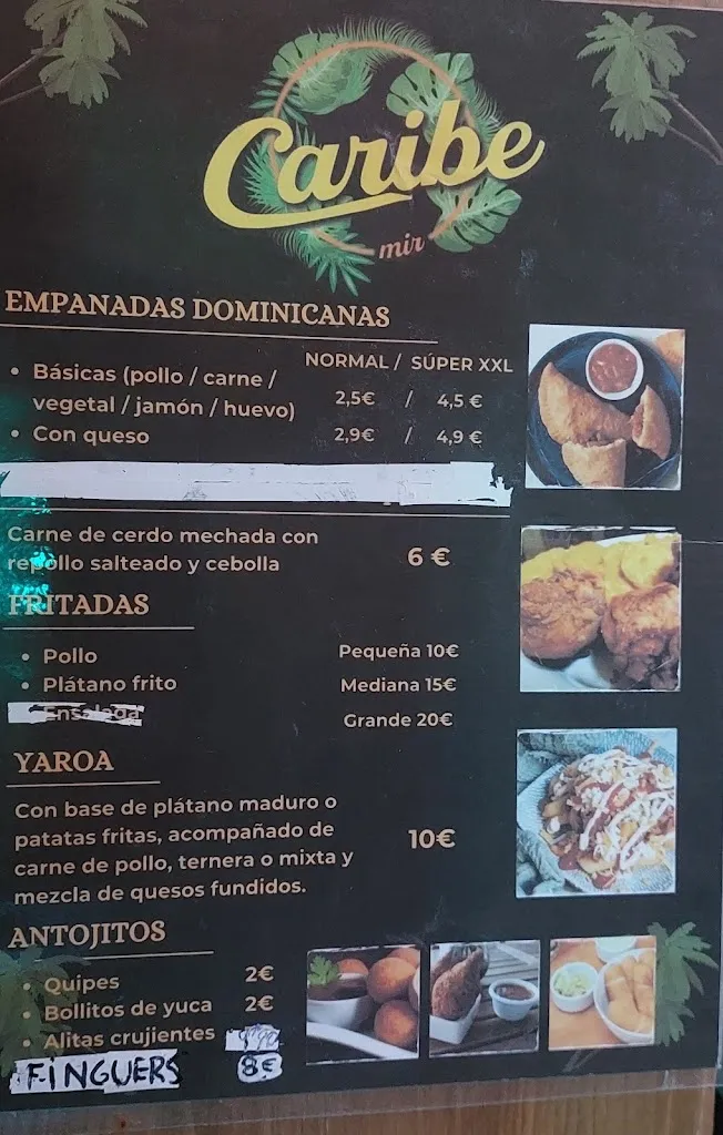 Menu_Bar Caribe Mir_Montcada i Reixac_image_2