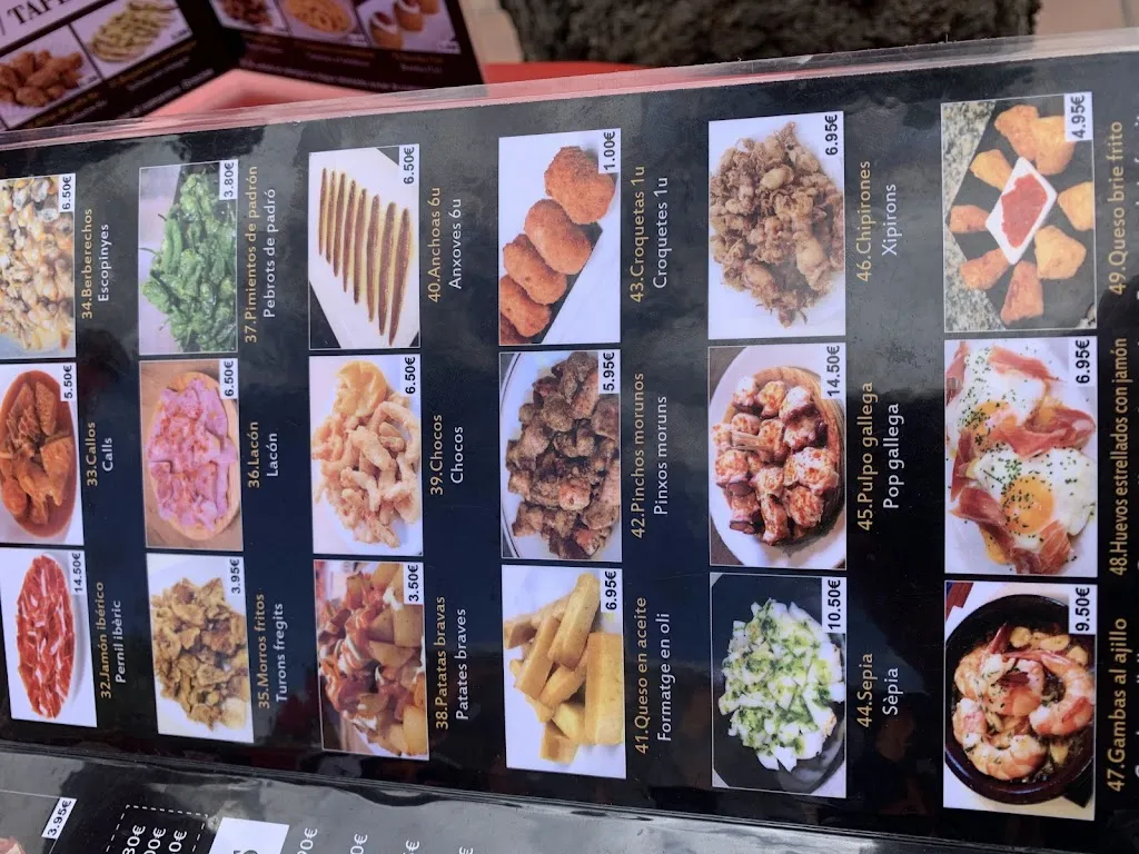 Menu_La Alameda_Montcada i Reixac_image_1