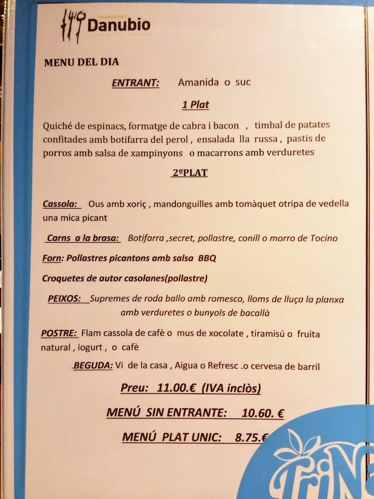 Menu_Restaurant Danubio_Montcada i Reixac_image_4