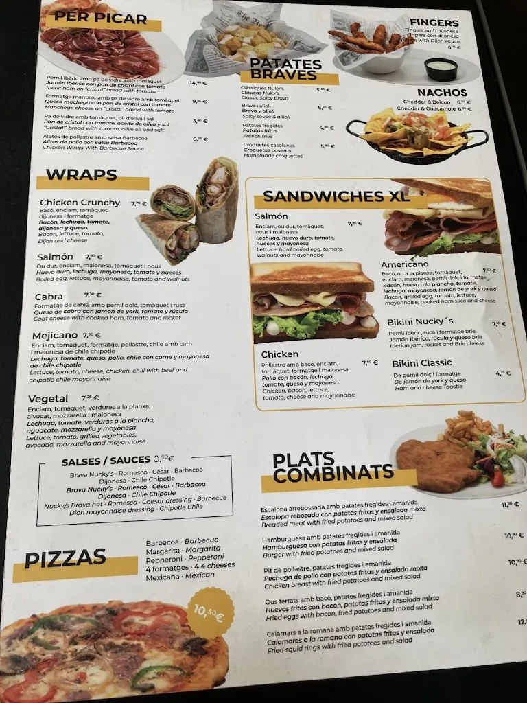 Menu_Restaurant and Bar - Nucky's by St. Jordi_Pineda de Mar_image_2