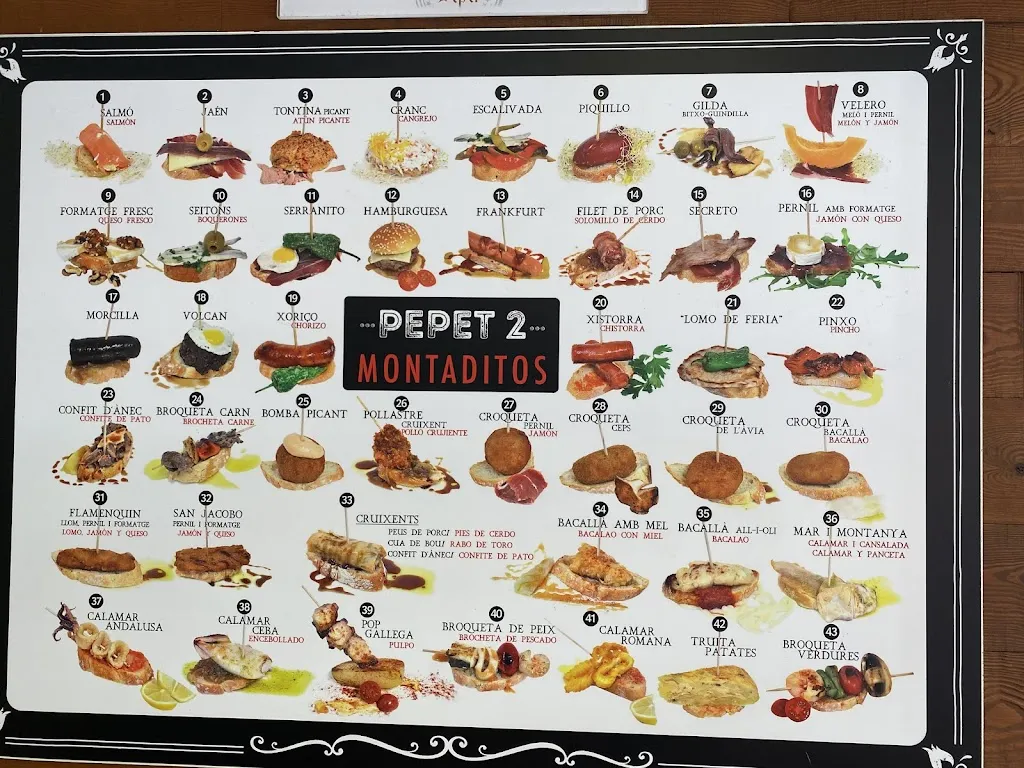 Menu_Montaditos Pepet II_Pineda de Mar_image_4