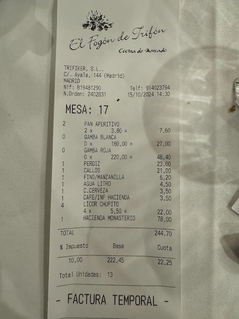 Adriana Vela_El Fogón de Trifón_Pineda de Mar_recensione