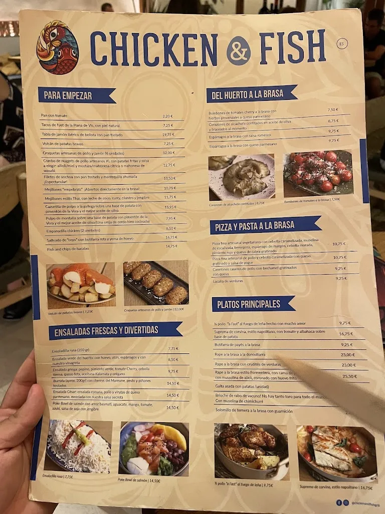 Menu_Chicken and Fish Grill_Pineda de Mar_image_2
