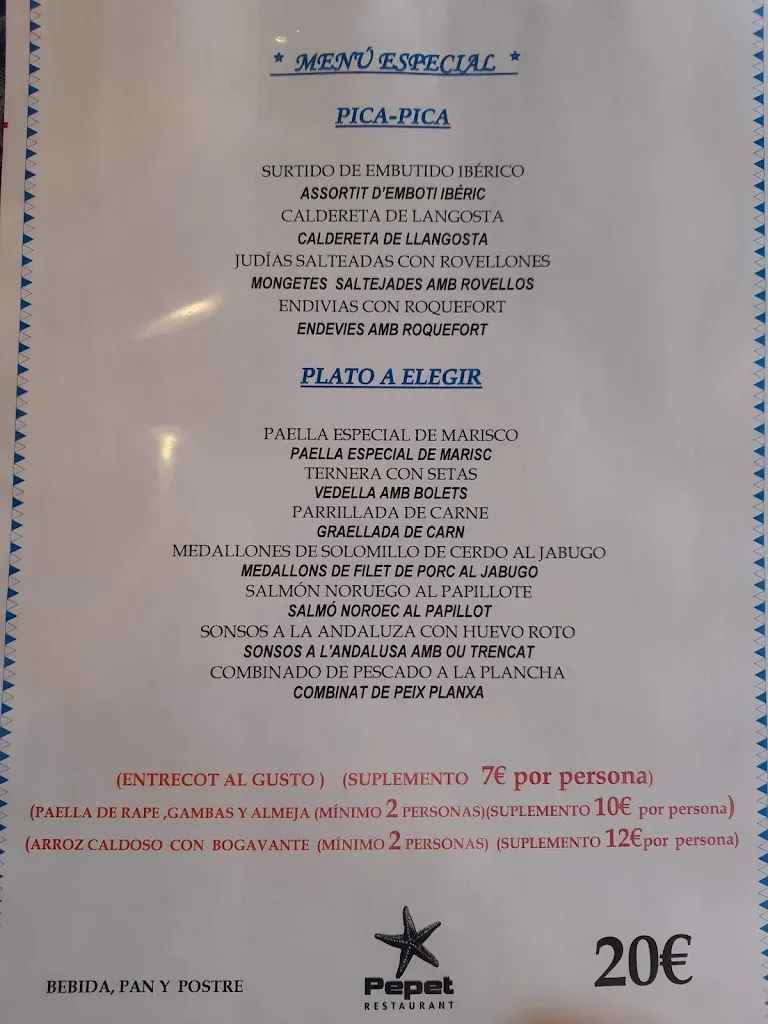 Menu_Restaurant Marisqueria Pepet_Pineda de Mar_image_2