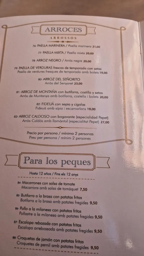 Menu_Restaurant Marisqueria Pepet_Pineda de Mar_image_4