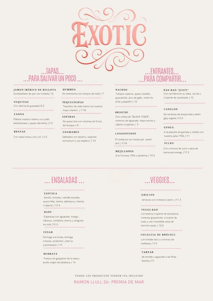 Menu_Exotic_Premià de Mar_image_2
