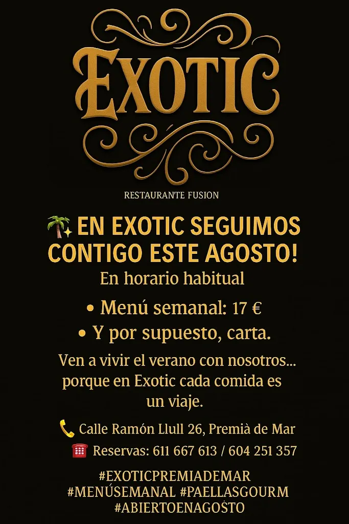 Menu_Exotic_Premià de Mar_image_4