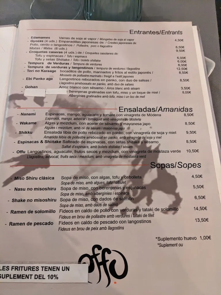 Menu_Restaurant Chévere Premià de Mar_Premià de Mar_image_2