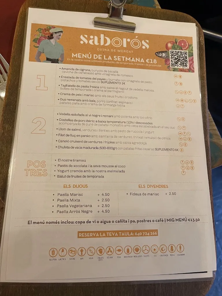 Menu_Restaurant Saborós_Premià de Mar_immagine_4