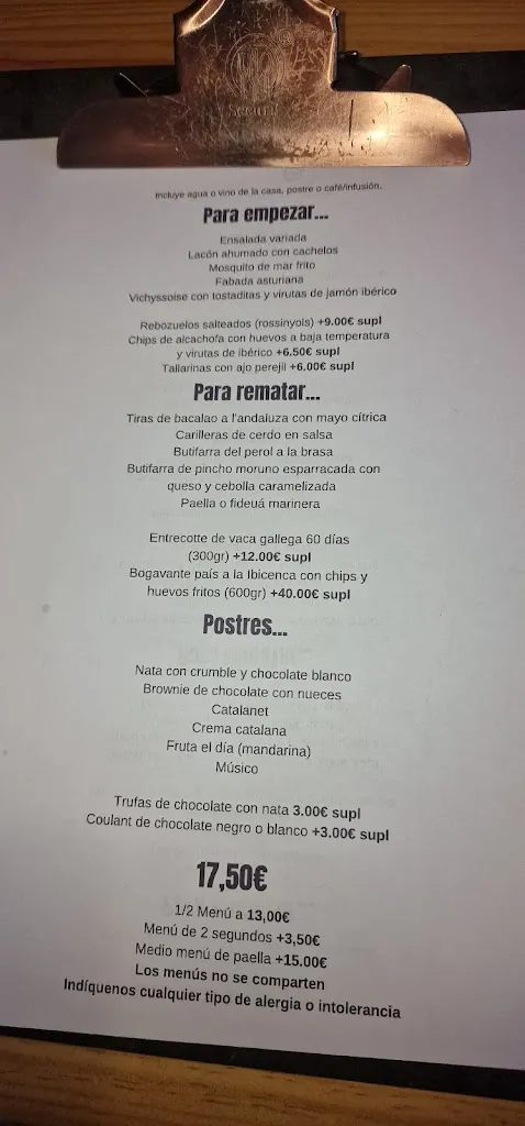 Menu_Bar Restaurant Avenida_Premià de Dalt_image_4